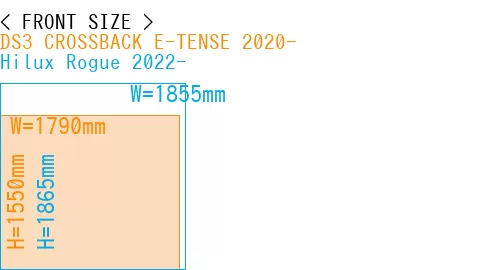 #DS3 CROSSBACK E-TENSE 2020- + Hilux Rogue 2022-